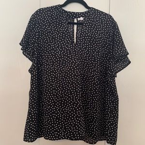 Maurices Polka Dot Blouse